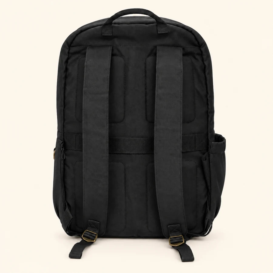 Jet Backpack: back padding, shoulder straps and luggage pass-through
