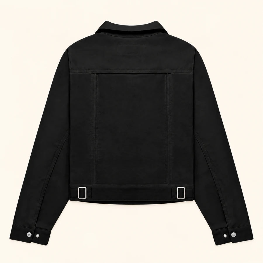 Nightfall Workwear Jacket: back and integrated panel