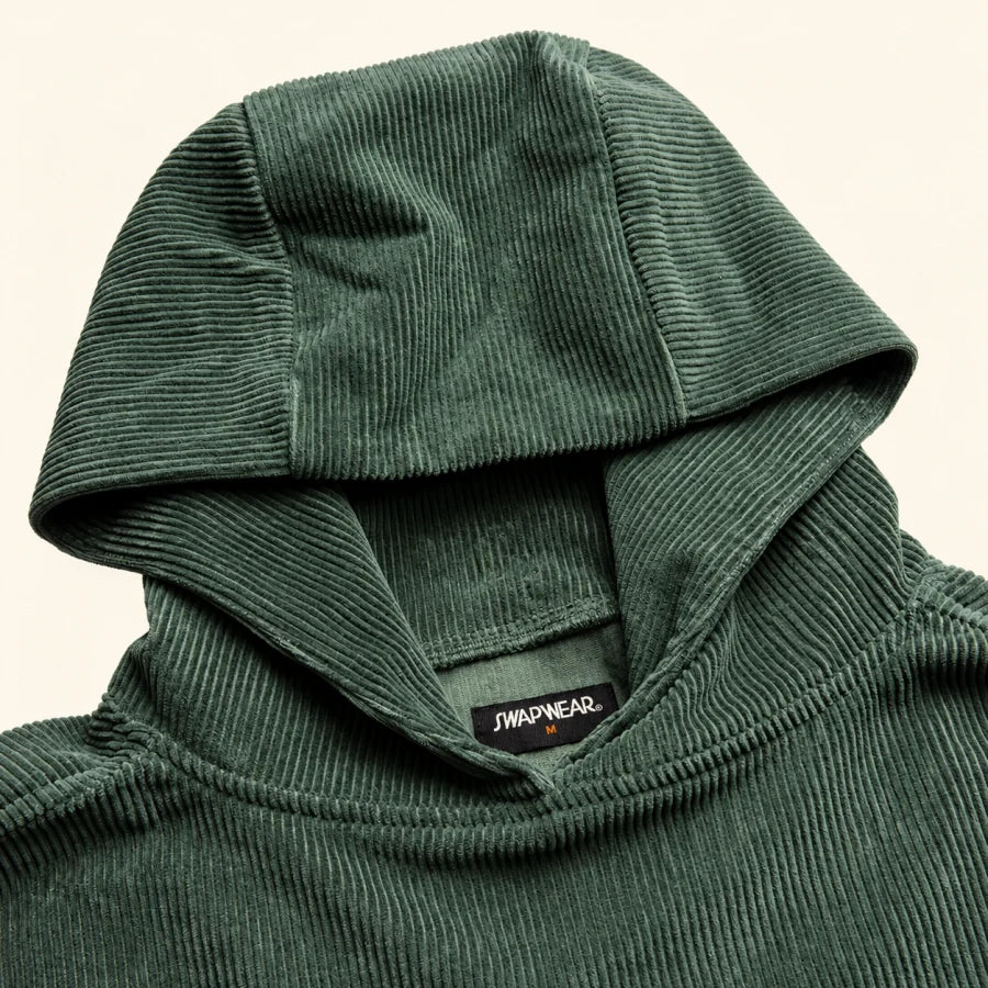 Sage Hoodie: sculpted three-panel hood