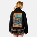 2dopeboyz patch on female atelier canvas jacket in nightfall