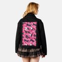50yearsofhiphop patch on female atelier canvas jacket in nightfall
