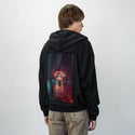 absolution patch on male essential zip hoodie in after hours