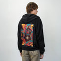 astraldemonsnake patch on male essential zip hoodie in after hours