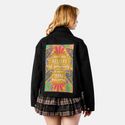 believe patch on female atelier canvas jacket in nightfall