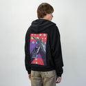 better patch on male essential zip hoodie in after hours