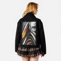 blurst patch on female atelier canvas jacket in nightfall