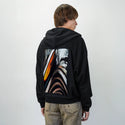 blurst patch on male essential zip hoodie in after hours