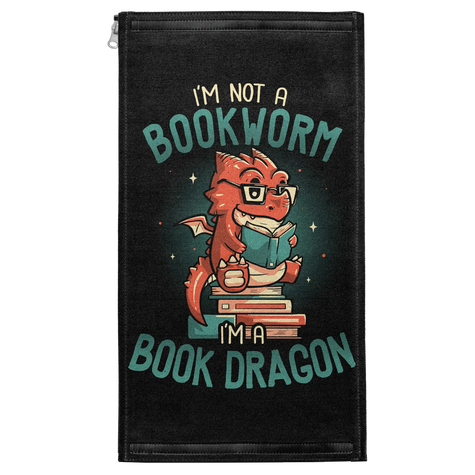 Book Worm Dragon Patch