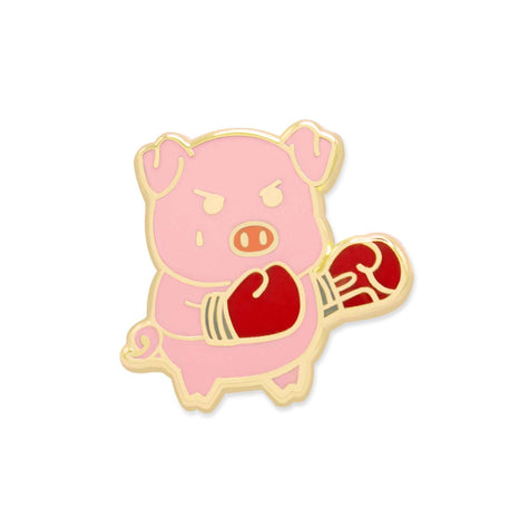 Vegan Boxer Pig Pin