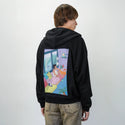 bretmanrock patch on male essential zip hoodie in after hours