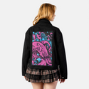 bubblegumkraken patch on female atelier canvas jacket in nightfall