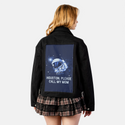 callmymom patch on female atelier canvas jacket in nightfall