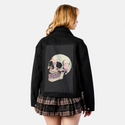 candyaddict patch on female atelier canvas jacket in nightfall