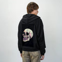 candyaddict patch on male essential zip hoodie in after hours