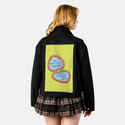 canthate patch on female atelier canvas jacket in nightfall