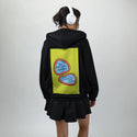 canthate patch on female essential zip hoodie in after hours