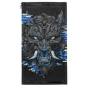 Aqua Fu Wolf Patch