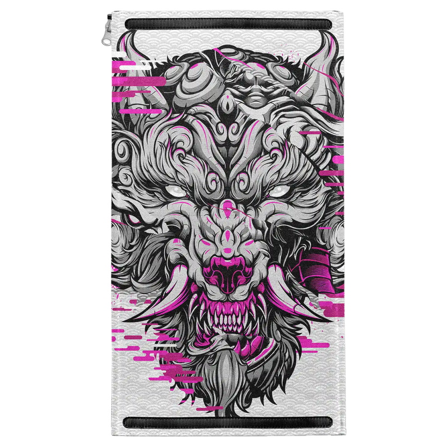 Fuchsia Fu Wolf Patch