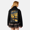 catchmeifyoucan patch on female atelier canvas jacket in nightfall