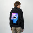 catunderthemoon patch on male essential zip hoodie in after hours