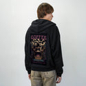 coffeedarkliquid patch on male essential zip hoodie in after hours