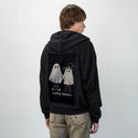 coupleghouls patch on male essential zip hoodie in after hours