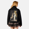 daughterofjoy patch on female atelier canvas jacket in nightfall