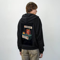 demonade patch on male essential zip hoodie in after hours