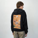 dimsum patch on male essential zip hoodie in after hours