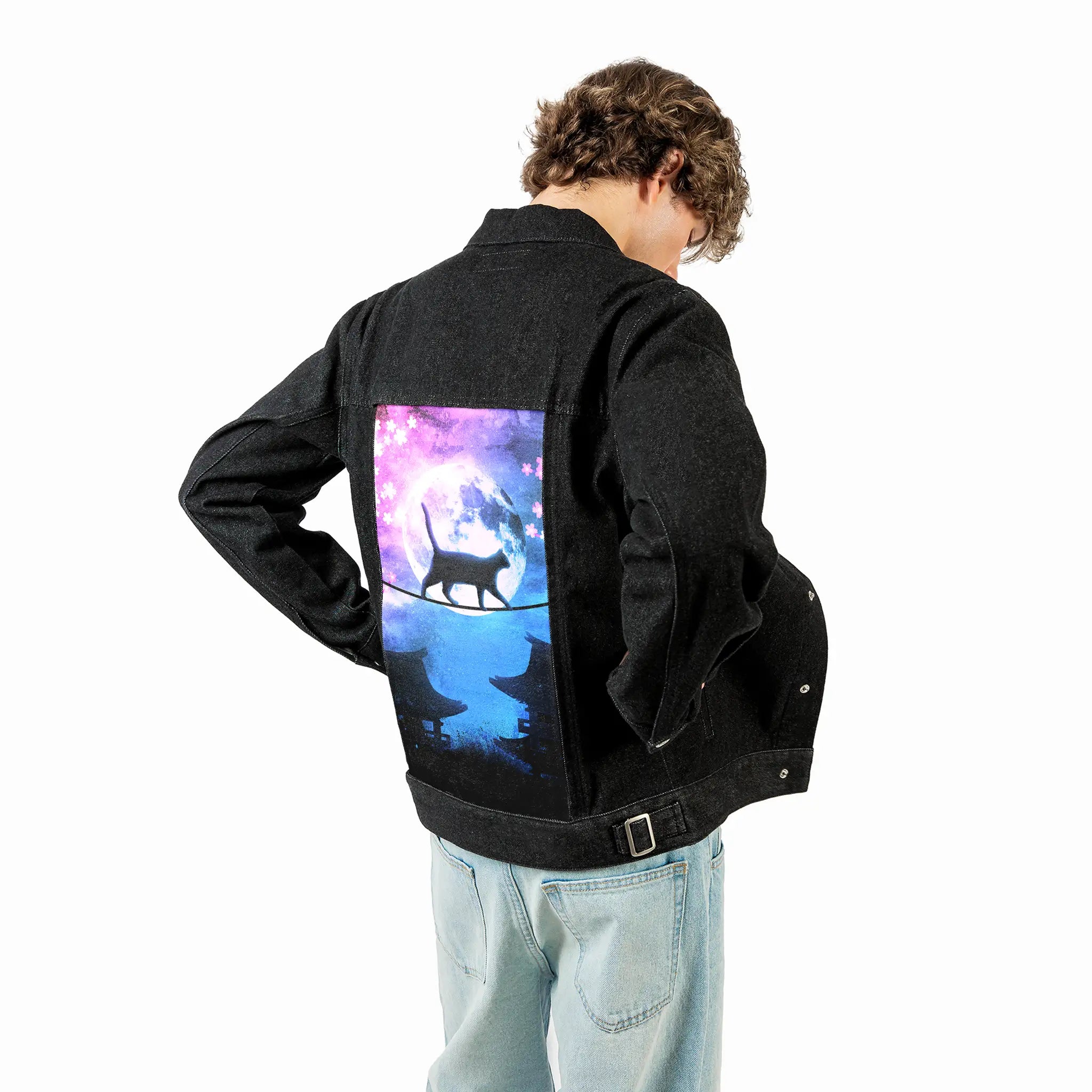 Cat Under The Moon Patch