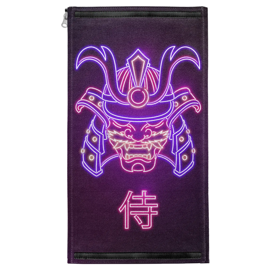 Neon Samurai Mask Patch