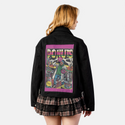 donuts patch on female atelier canvas jacket in nightfall