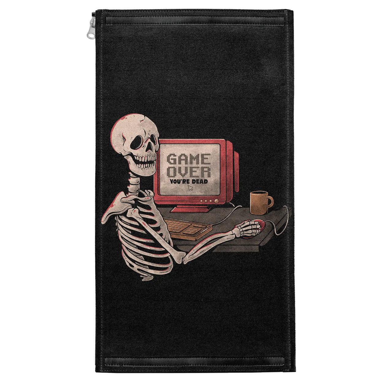 Game Over Skull Patch