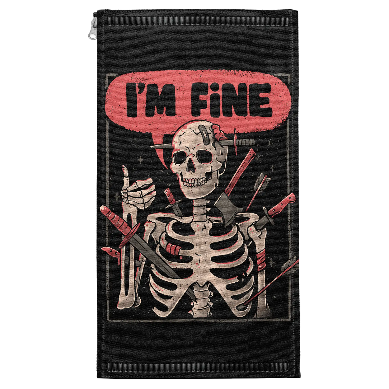 I’m Fine Skeleton Patch