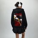 emberinmotion patch on female essential zip hoodie in after hours