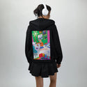 emmachamberlain patch on female essential zip hoodie in after hours