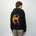ethereal patch on male essential zip hoodie in after hours