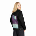 everytimeidreamoffalling patch on female og denim jacket in raven