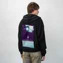 everytimeidreamoffalling patch on male essential zip hoodie in after hours