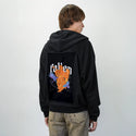 expelledfromheaven patch on male essential zip hoodie in after hours