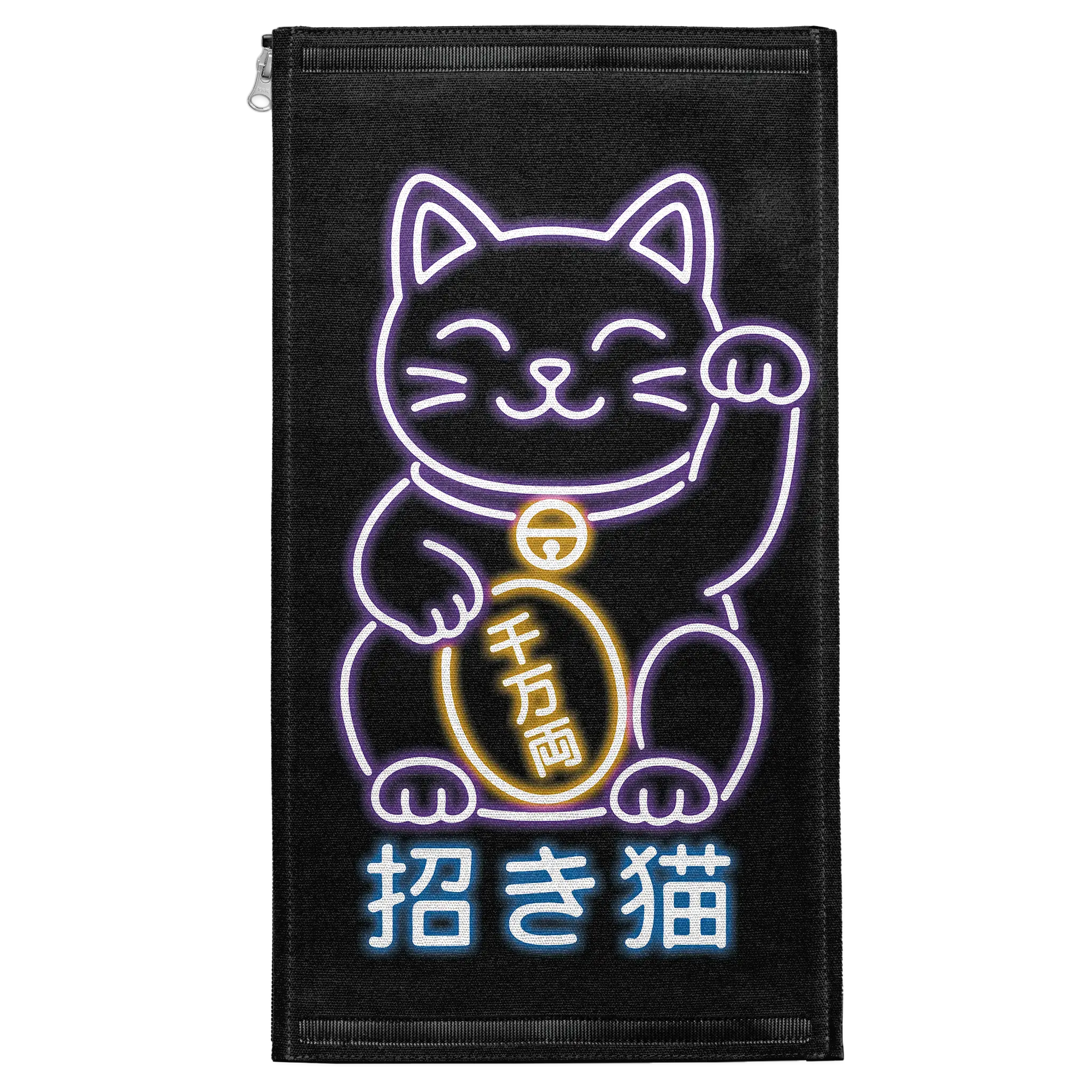 Neon Lucky Neko Patch