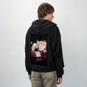 feelinginvisible patch on male essential zip hoodie in after hours