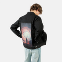 finaldays patch on male og denim jacket in raven