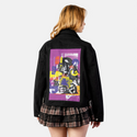 flowergirl patch on female atelier canvas jacket in nightfall