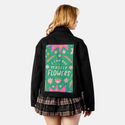 flowersforme patch on female atelier canvas jacket in nightfall