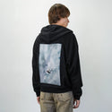 freefall patch on male essential zip hoodie in after hours
