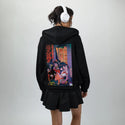 freshair patch on female essential zip hoodie in after hours