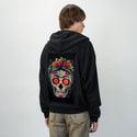 frida patch on male essential zip hoodie in after hours