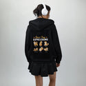 goodboyexpressions patch on female essential zip hoodie in after hours