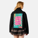 goodthings patch on female atelier canvas jacket in nightfall